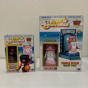 Steven Universe Temple Door Warp Pad, Garnet with Arcade Mania Set 12886, 12891